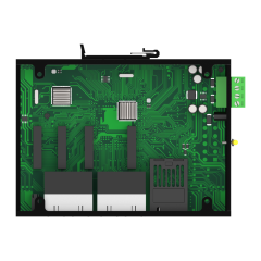 Switch Ethernet Industrial Não Gerenciável com 8 Portas Gigabit RJ45 + 1 Porta Óptica SC