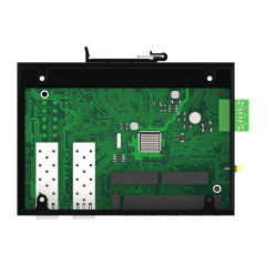 Промышленный неуправляемый гигабитный Ethernet-коммутатор с 4 портами RJ45 и 2 SFP-слотами