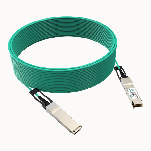 100G Оптоволоконный активный кабель (AOC) QSFP28 to QSFP28 - 1 метр