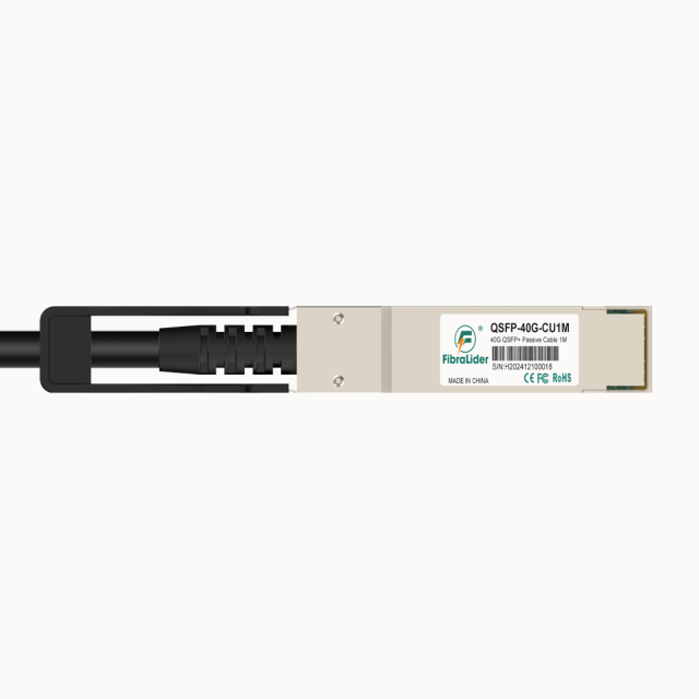 Cable Direct Attach Twinax (DAC) de 1 metro - QSFP+ a QSFP+ - Conexión de Alta Velocidad 40G