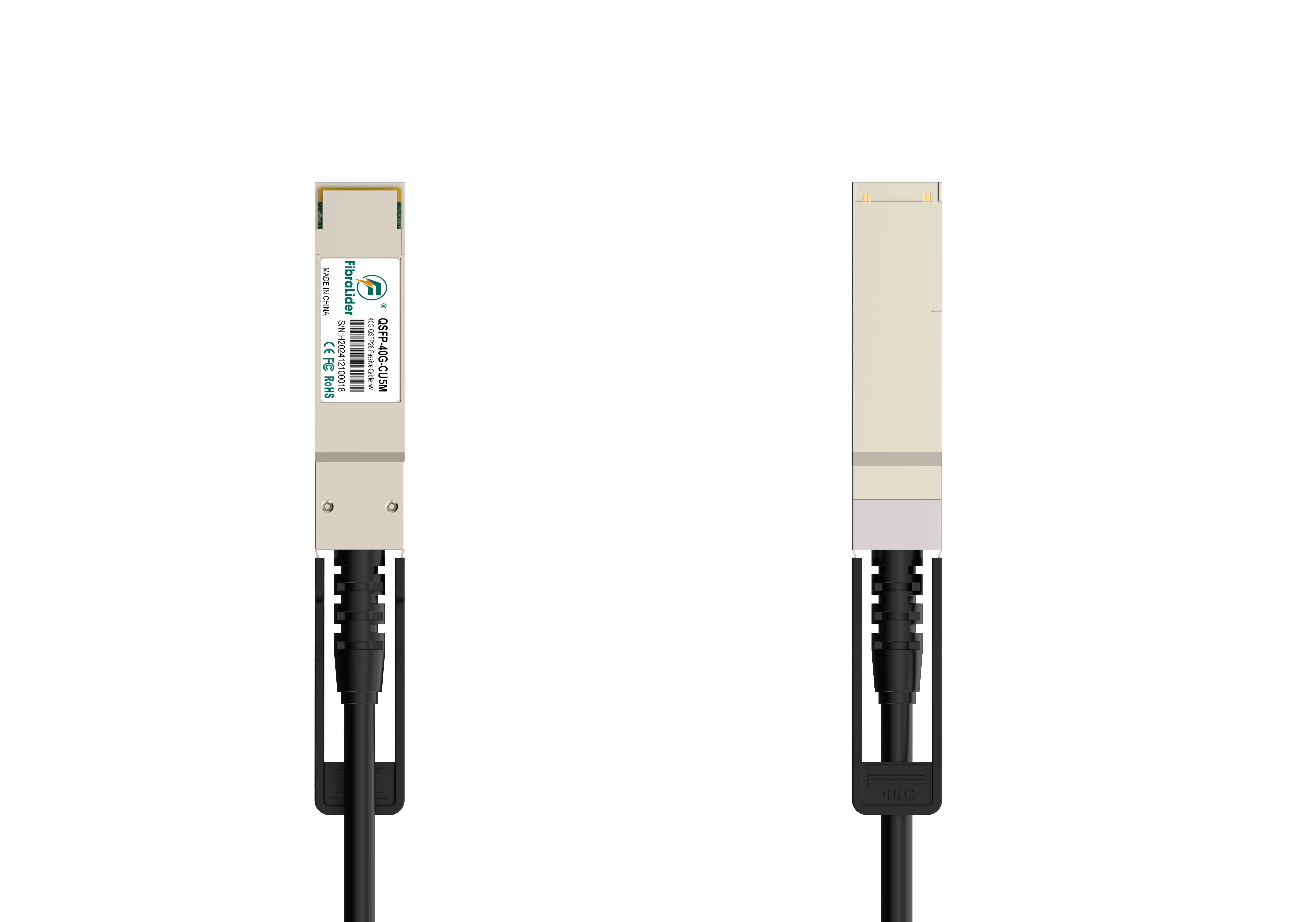 5-метровый кабель Direct Attach Twinax (DAC) - QSFP+ к QSFP+ - Высокоскоростное подключение 40G