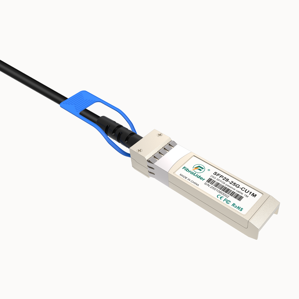 Cabo Direct Attach Twinax (DAC) de 1 metro - SFP28 para SFP28 - Conexão de Alta Velocidade 25G