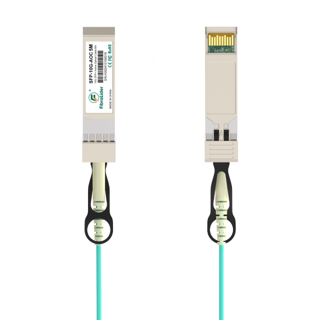 Cable Óptico Activo (AOC) de 5 Metros - SFP+ a SFP+ - 10G