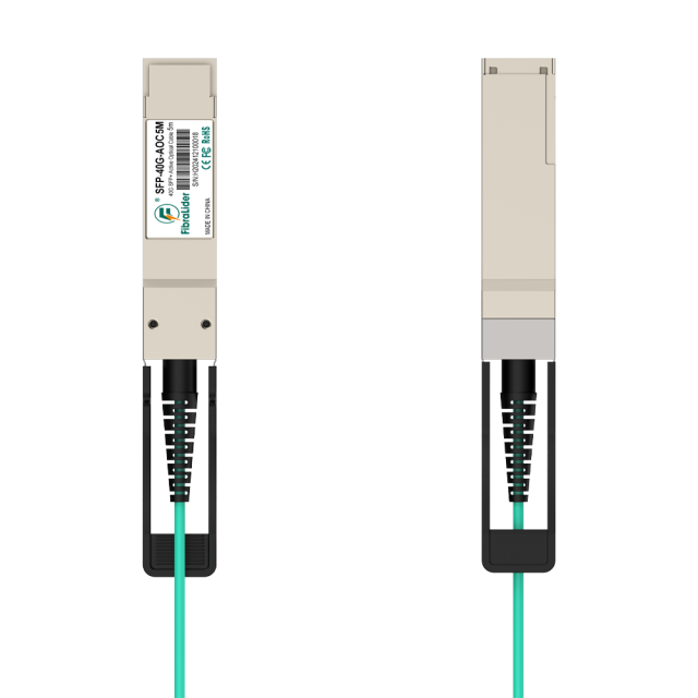 5M 40G QSFP+ to QSFP+ Active Optical Cable (AOC) – High-Performance, Long-Distance Optical Data Solution