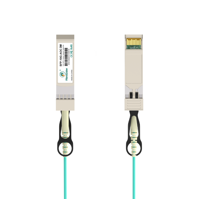 Cabo Óptico Ativo (AOC) de 3 Metros - SFP+ para SFP+ - 10G