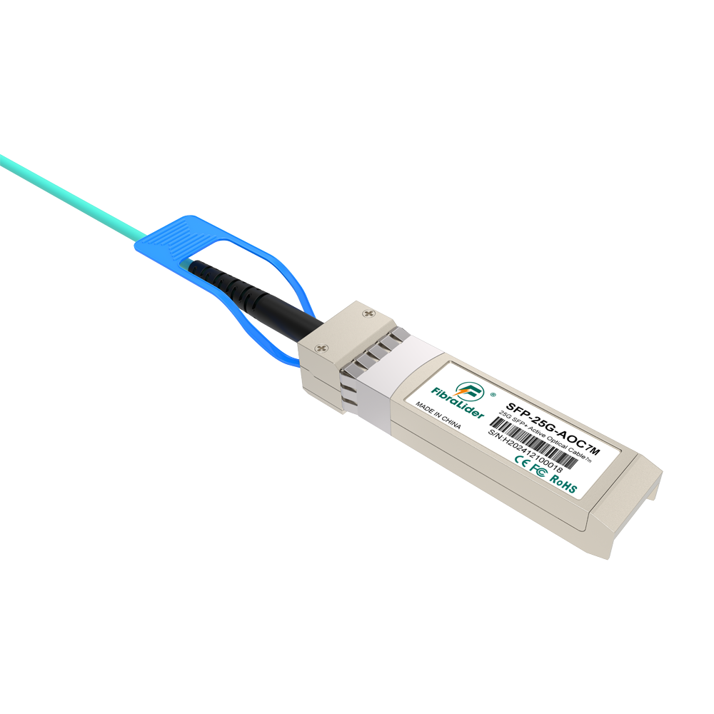 7米 25G SFP28转SFP28 有源光缆（AOC）– 高速、低延迟光纤连接方案
