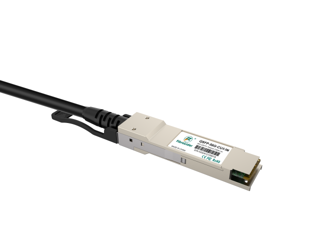 Cable Direct Attach Twinax (DAC) de 0,5 metros - QSFP+ a QSFP+ - Conexión de Alta Velocidad 56G