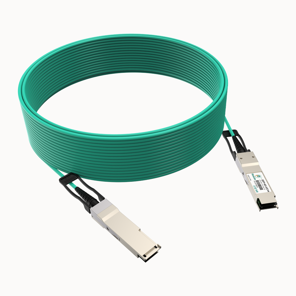 10-метровый активный оптический кабель QSFP28–QSFP28 (AOC), 100G – Дальнодействующее высокоскоростное волоконное решение