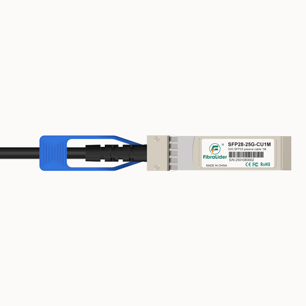Cabo Direct Attach Twinax (DAC) de 1 metro - SFP28 para SFP28 - Conexão de Alta Velocidade 25G
