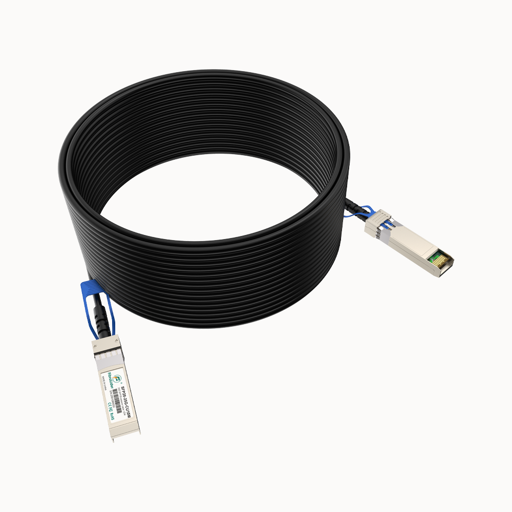 Cabo Direct Attach Twinax (DAC) de 1 metro - SFP28 para SFP28 - Conexão de Alta Velocidade 25G