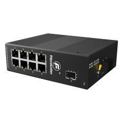 Промышленный неуправляемый коммутатор FibraLider FL-DUG0801-SFP – 10/100/1000Мбит/с, 8 гигабитных RJ45 портов + 1 порт SFP