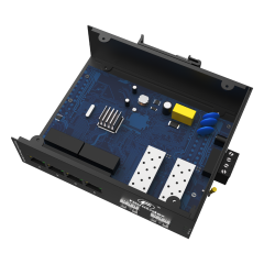 非管理型工业以太网交换机，4个千兆电口 + 2个千兆SFP光口