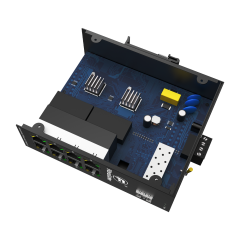 Промышленный неуправляемый коммутатор FibraLider FL-DUG0801-SFP – 10/100/1000Мбит/с, 8 гигабитных RJ45 портов + 1 порт SFP