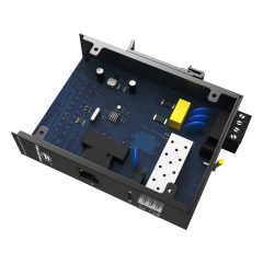 工业级非管理型以太网交换机，1个千兆电口 + 1个千兆SFP光口，支持长距离光纤通信