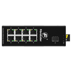 Промышленный неуправляемый коммутатор FibraLider FL-DUG0801-SFP – 10/100/1000Мбит/с, 8 гигабитных RJ45 портов + 1 порт SFP