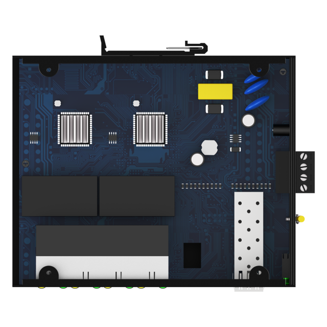 Промышленный неуправляемый коммутатор FibraLider FL-DUG0801-SFP – 10/100/1000Мбит/с, 8 гигабитных RJ45 портов + 1 порт SFP