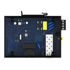 工业级非管理型以太网交换机，1个千兆电口 + 1个千兆SFP光口，支持长距离光纤通信