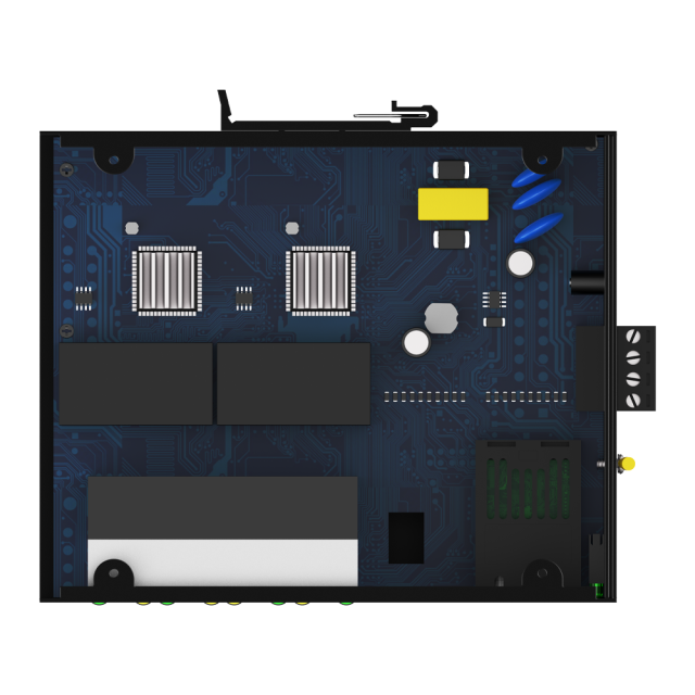10/100Mbps Unmanaged Industrial Ethernet Switch with 8 Gigabit Electric Ports + 1 Gigabit SC Optical Port, FL-DUF0801-SC20A/B