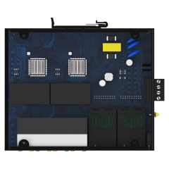 10/100Mbps Unmanaged Industrial Ethernet Switch with 8 Gigabit Electric Ports + 2 Gigabit SC Optical Ports, FL-DUF0802-SC20A/B