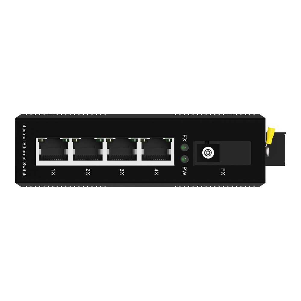 10/100/1000Mbps 4电口 + 1千兆SC光口 非管理型工业以太网交换机– FL-DUG0401-SC20AB