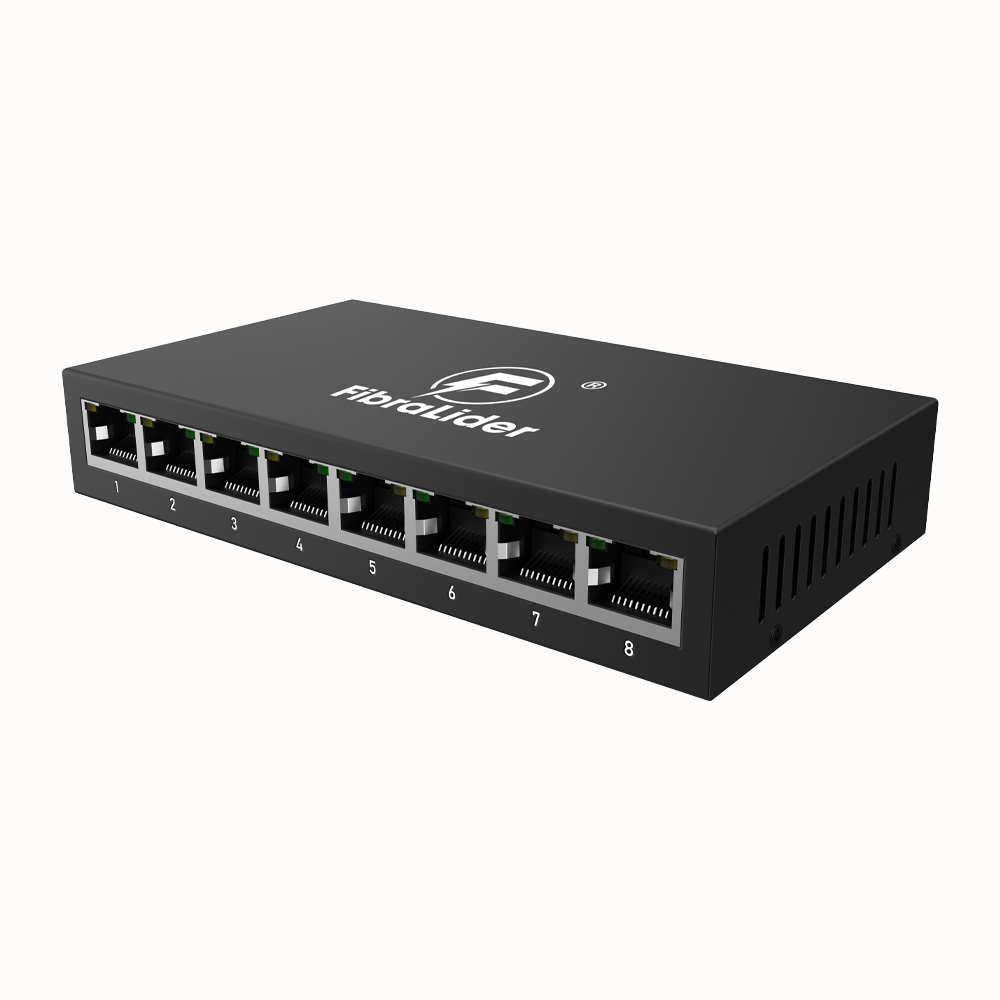10/100/1000Mbps 8 x 1000M 电口非管理型全千兆以太网交换机 – FL-FG08