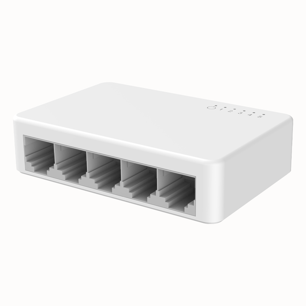 Switch Ethernet Gigabit No Gestionado con 5 Puertos Eléctricos de 1000M – FL-FSG05