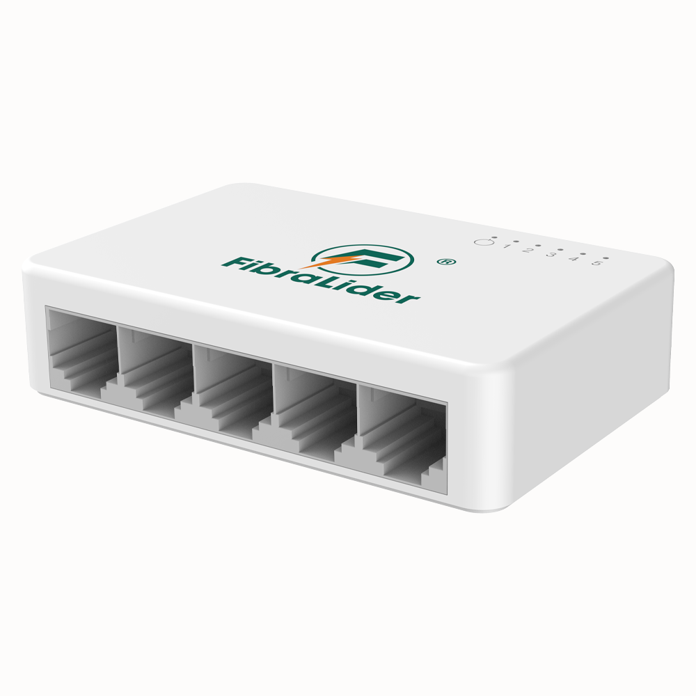 Switch Ethernet Gigabit No Gestionado con 5 Puertos Eléctricos de 1000M – FL-FSG05