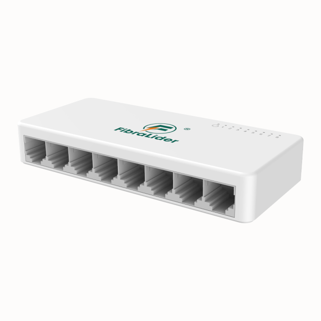 10/100/1000Mbps 8个1000M电口非管理型全千兆以太网交换机 – FL-FSG08