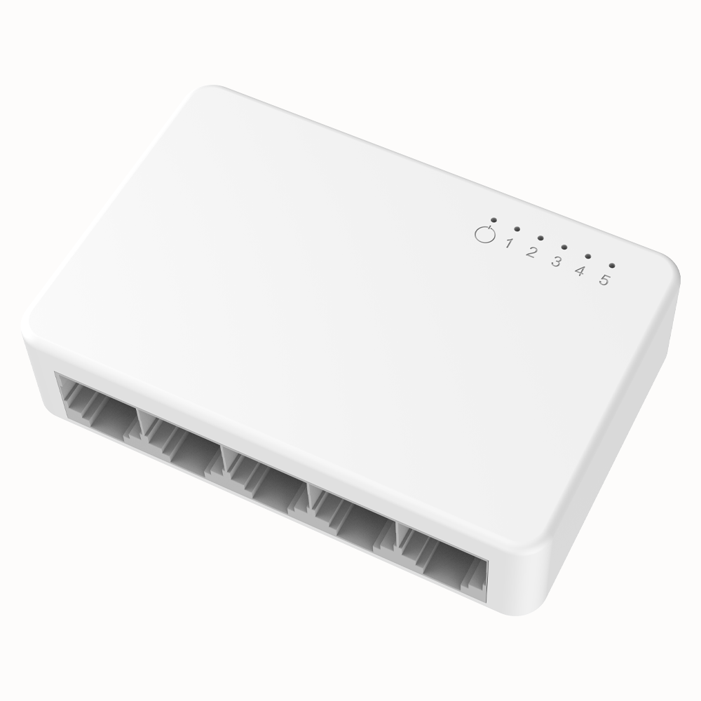 Switch Ethernet Gigabit No Gestionado con 5 Puertos Eléctricos de 1000M – FL-FSG05