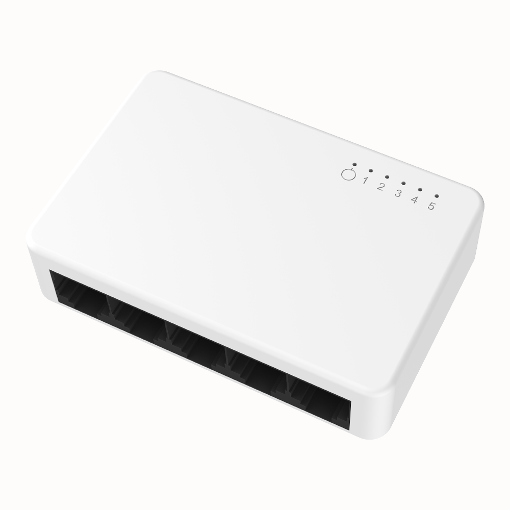 10/100Mbps 5个100M电口非管理型快速以太网交换机 – FL-FSF05