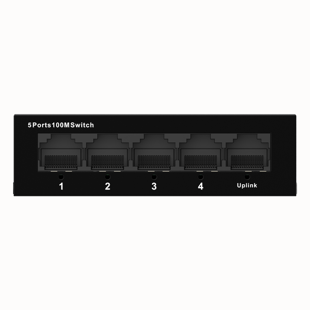 Conmutador Ethernet Rápido 10/100Mbps No Gestionado con 5 Puertos Eléctricos de 100M - FL-FF05