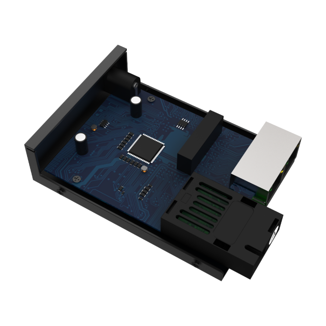 10/100Mbps双电口转SC光纤收发器，支持20公里传输