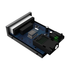10/100Mbps Fiber Media Converter with 4 RJ45 Ports and 1 SC Fiber Port, 20km Transmission