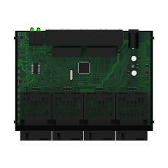 10/100Mbps 4-Port Ethernet + 4-Port SC Fiber Media Converter, 20km Transmission Distance