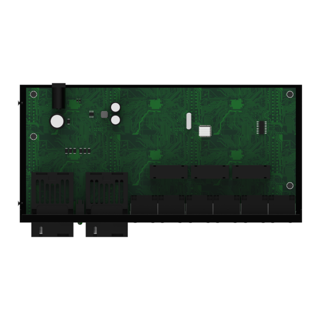Медиаконвертер 10/100 Мбит/с, 6 RJ45 + 2 SC-порта, дальность до 20 км