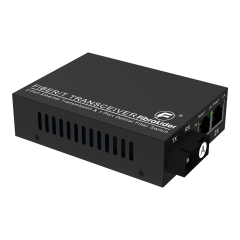 10/100/1000Mbps Fiber Media Converter, 2x RJ45 + 1x SC Fiber Port