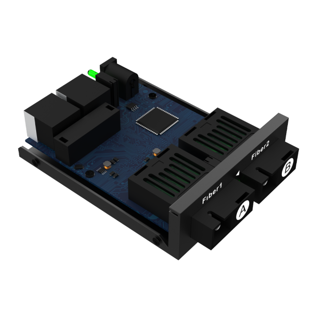 Convertidor de Medios de Fibra 10/100/1000Mbps, 2x RJ45 + 2x Puertos SC