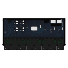 Conversor de Mídia de Fibra 10/100/1000Mbps, 2x RJ45 + 8x Portas SC