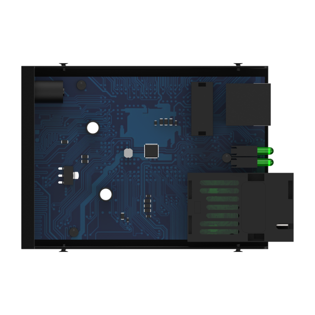 Медиаконвертер 10/100/1000Мбит/с, 1x RJ45 + 1x SC порт