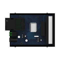 10/100/1000Mbps Fiber Media Converter, 4x RJ45 + 1x SC Fiber Port