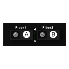 Convertidor de Medios de Fibra 10/100/1000Mbps, 2x RJ45 + 2x Puertos SC