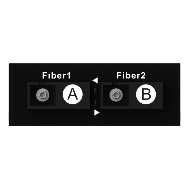 Convertidor de Medios de Fibra 10/100/1000Mbps, 2x RJ45 + 2x Puertos SC