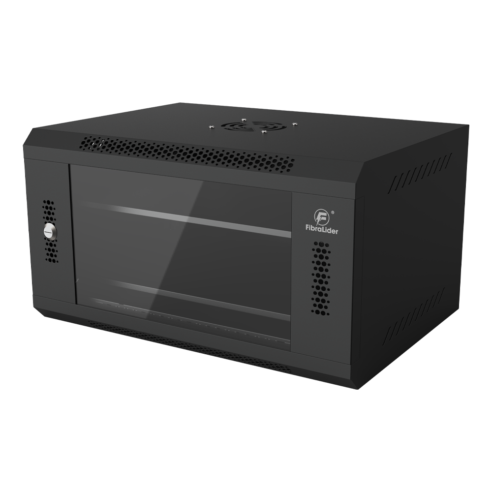 Gabinete de Red 6U | 550x400x300mm Montaje en Pared