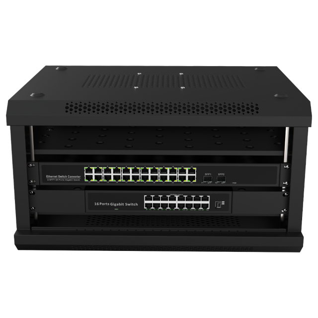 6U Network Cabinet, 600x450x350mm, Wall Mount Server Rack