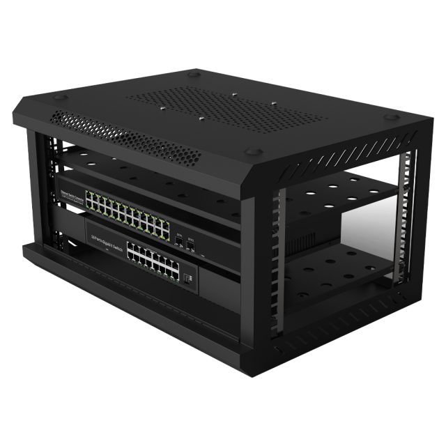 6U Network Cabinet, 600x450x350mm, Wall Mount Server Rack