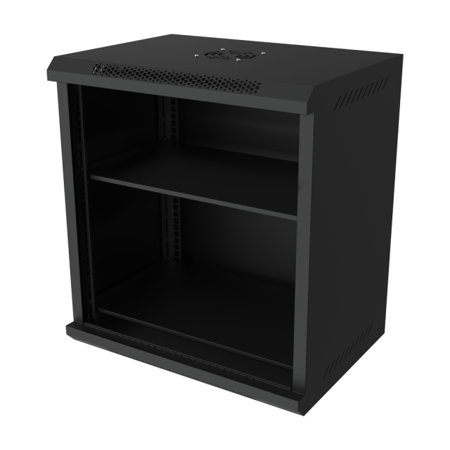 12U壁挂式网络机柜 – FL-5412A（550×400×600 mm，1.0mm导轨，0.6mm钢板）