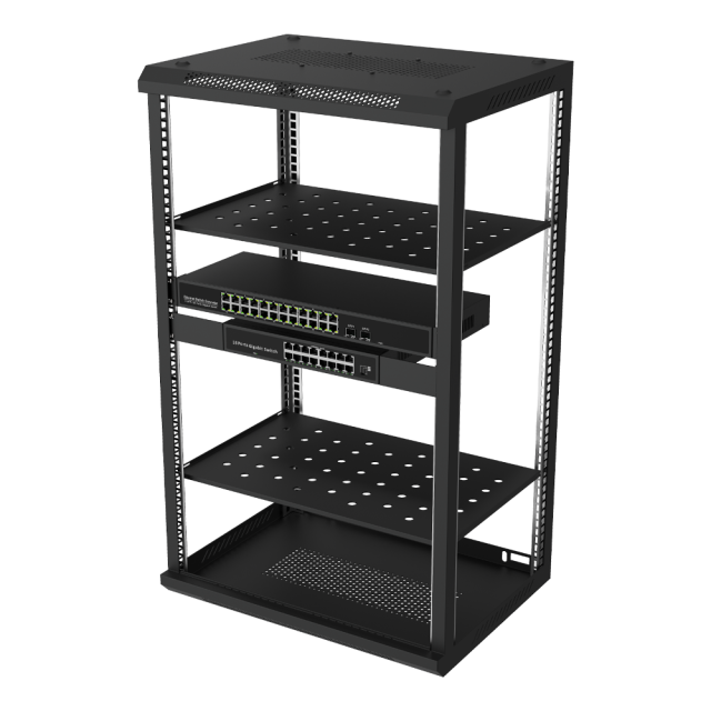 18U Wall Mount Network Cabinet – FL-6418 (600×450×1000 mm, 1.5mm Rails, 0.9mm Panels)