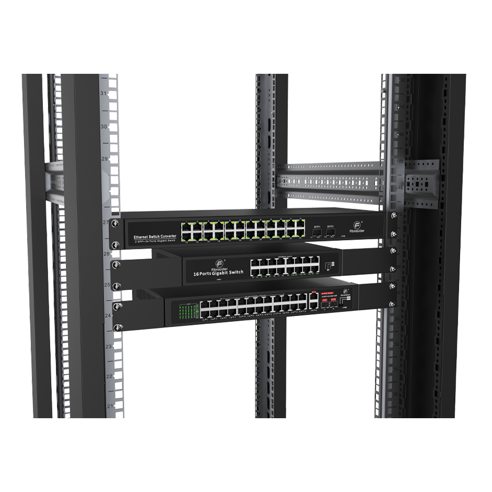 Gabinete de Red de Piso 42U – FL-6842 (600×800×2000 mm)