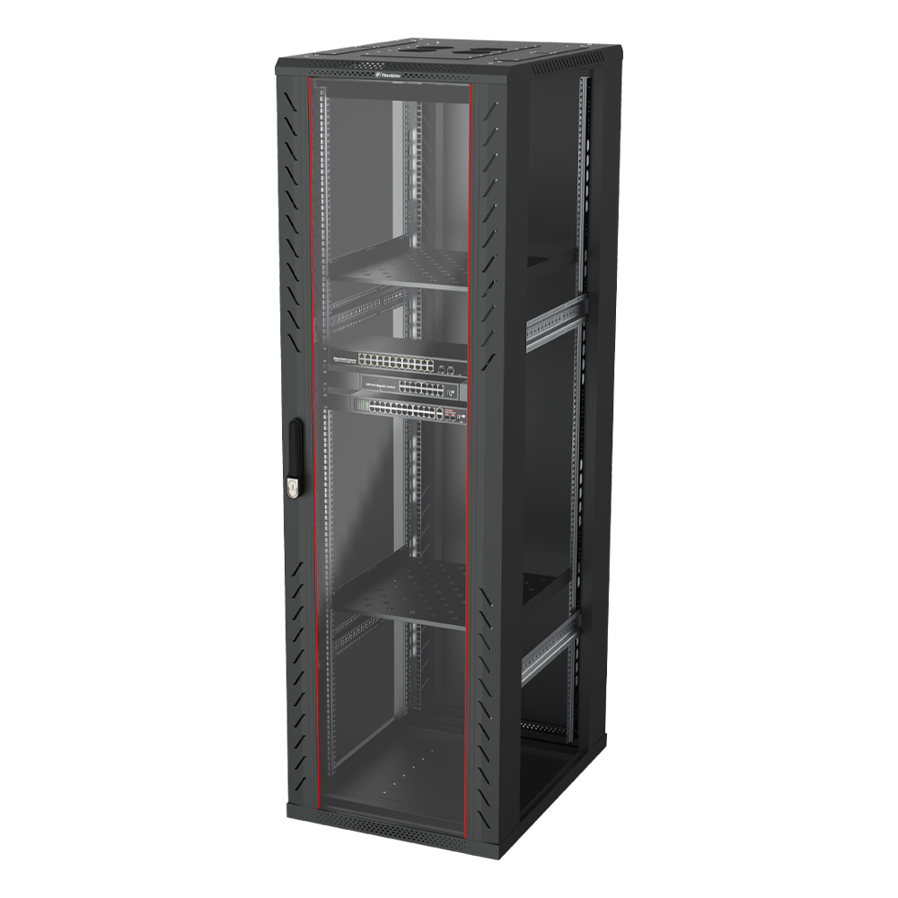 Gabinete de Red de Piso 42U – FL-6842 (600×800×2000 mm)