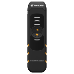 FibraLider B3S Localizador Visual de Falhas | Mini VFL de Fibra Óptica | Corpo em ABS | Pilha AA ou Bateria Recarregável | Alcance 5–30km